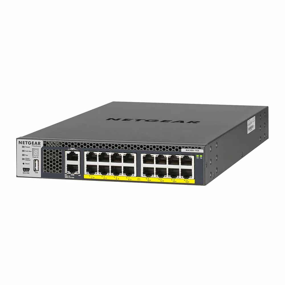 NETGEAR M4300-16X 16 Port 10GbE Smart Managed Switch